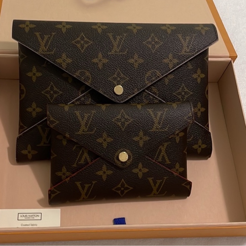 NEW Louis Vuitton Kirigami Monogram Large and Medium Pochette Set